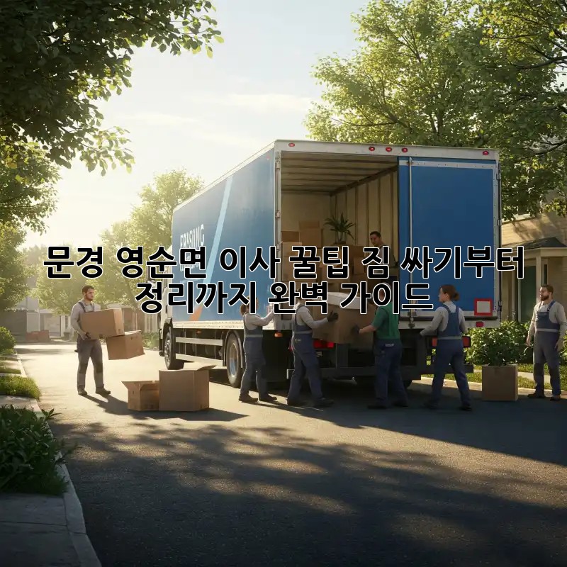 문경 영순면 이사 꿀팁🍯: 짐 싸기부터 정리까지 완벽 가이드!