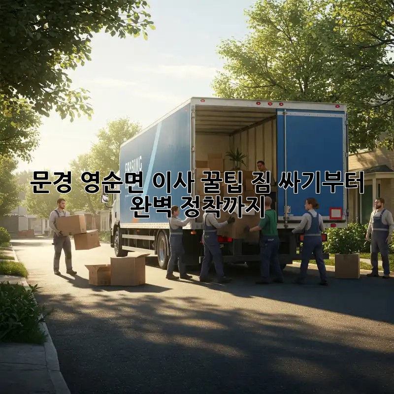 문경 영순면 이사 꿀팁🍯: 짐 싸기부터 완벽 정착까지!