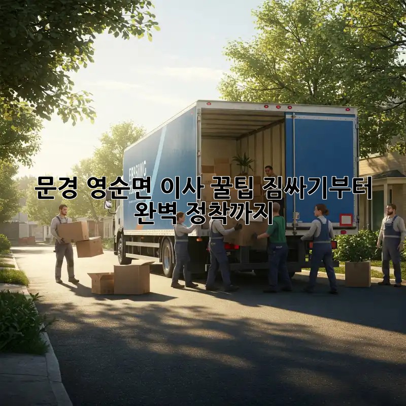 문경 영순면 이사 꿀팁🍯: 짐싸기부터 완벽 정착까지!