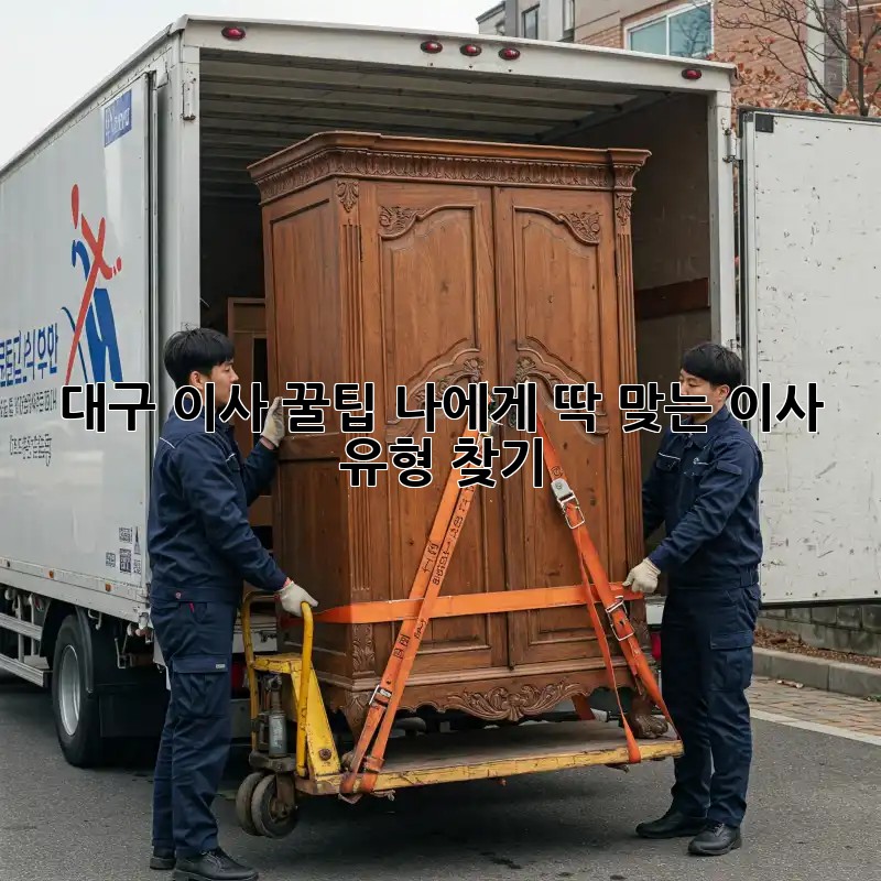 대구 이사 꿀팁: 나에게 딱 맞는 이사 유형 찾기!