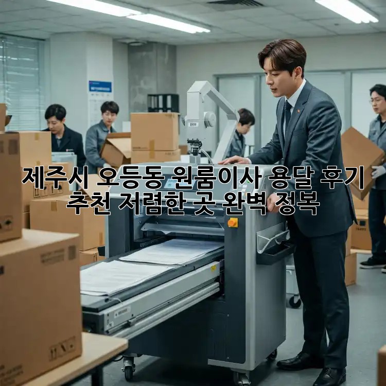 제주시 오등동 원룸이사 용달 후기 추천: 저렴한 곳 완벽 정복! ✨