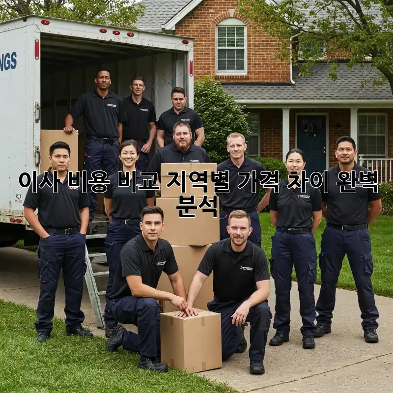 이사 비용 비교: 지역별 가격 차이 완벽 분석!