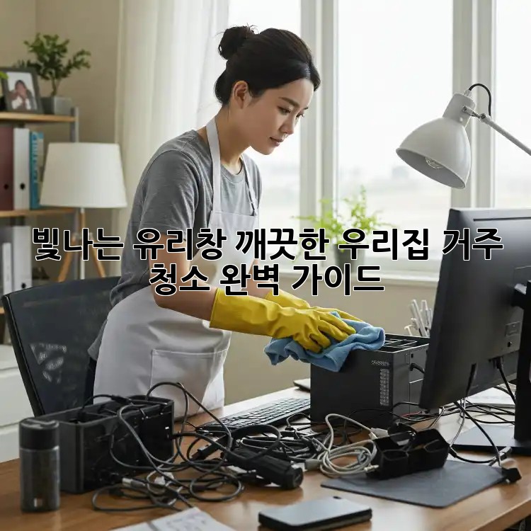 빛나는 유리창, 깨끗한 우리집: 거주 청소 완벽 가이드