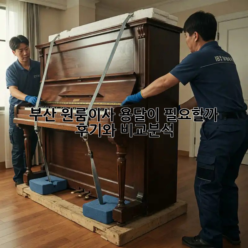 부산 원룸이사, 용달이 필요할까? 후기와 비교분석!