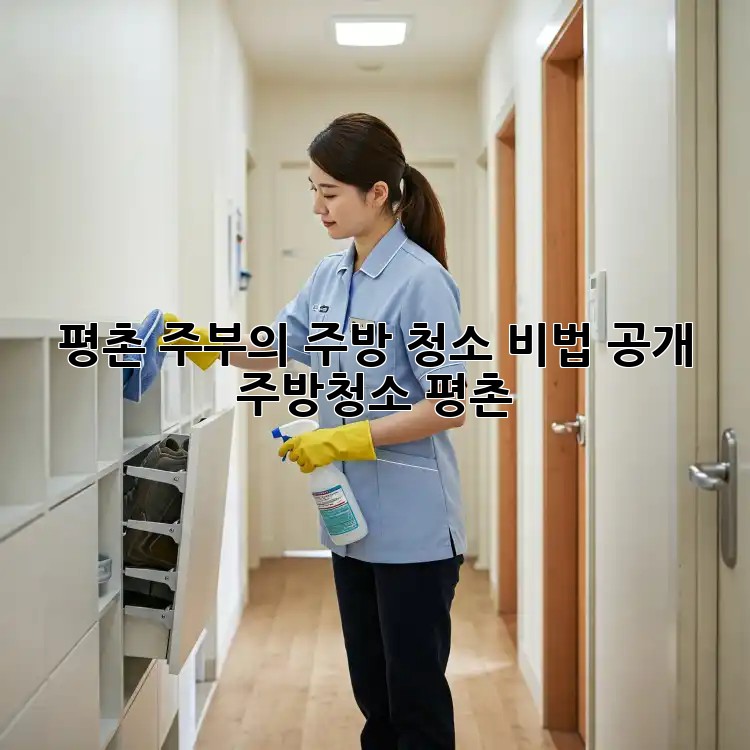 ✨평촌 주부의 주방 청소 비법 공개! ✨ #주방청소 #평촌